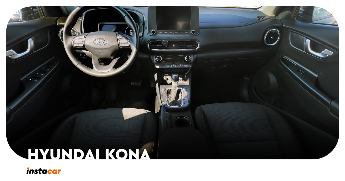 instacar review: Hyundai Kona εσωτερικός σχεδιασμός