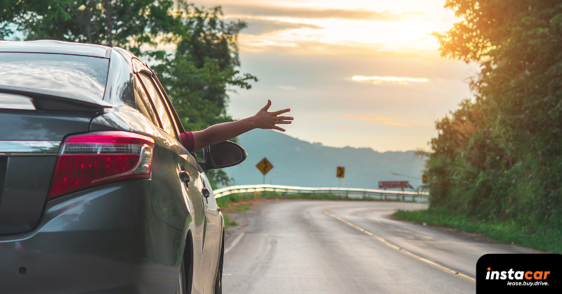 driving a hybrid car