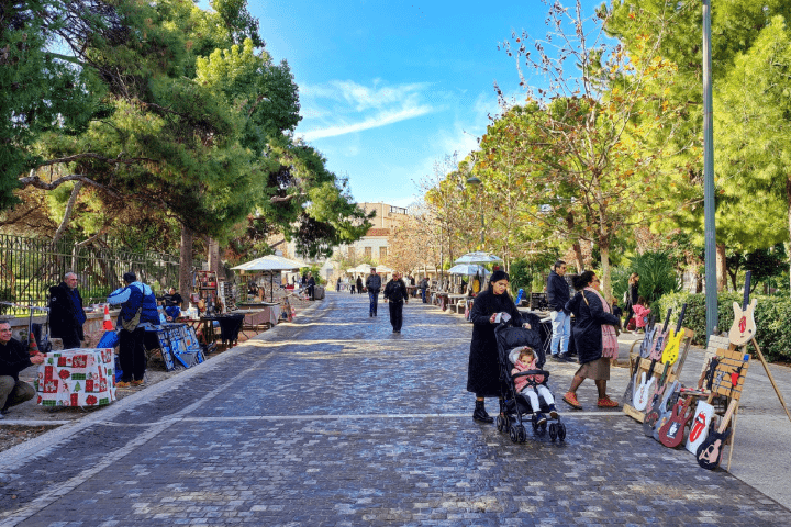thisio street in athens